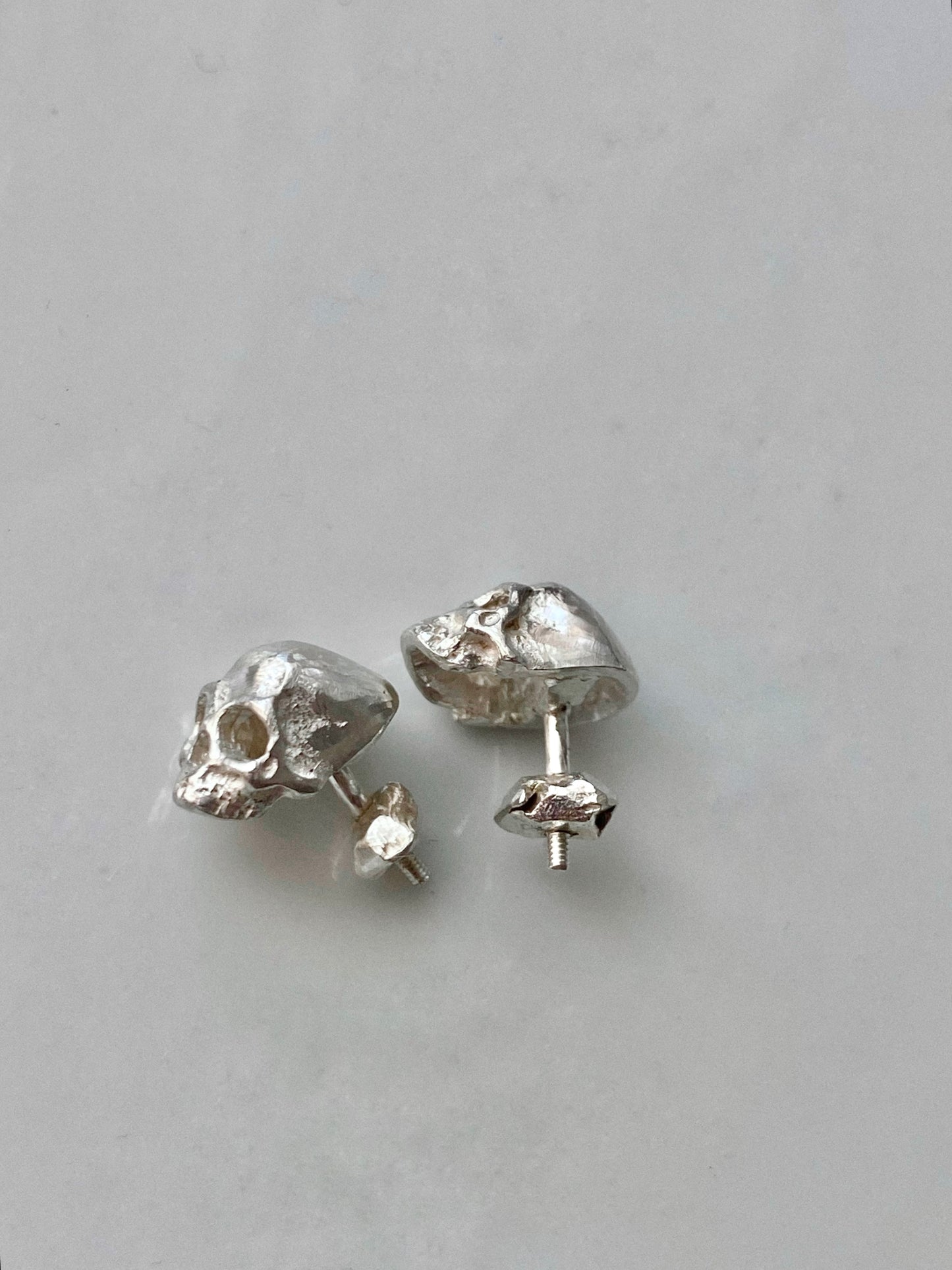 skull stud earrings