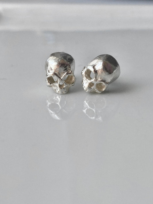 skull stud earrings