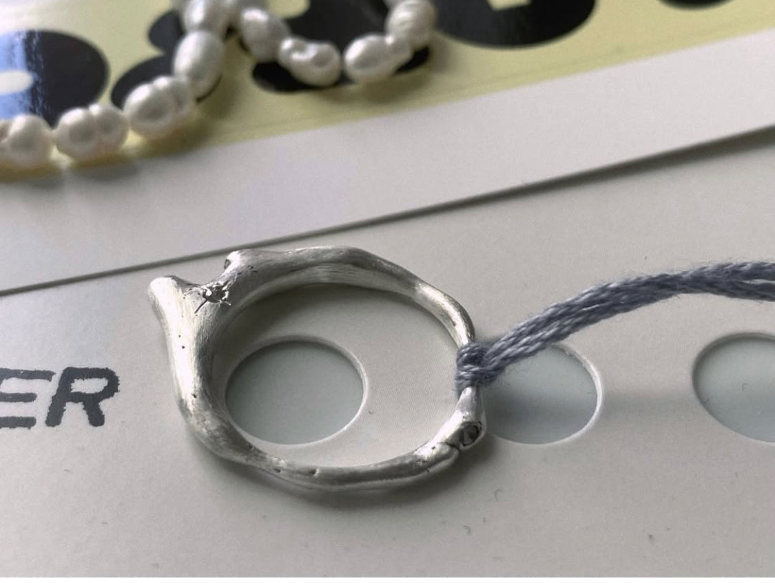 lava ring with zirconium