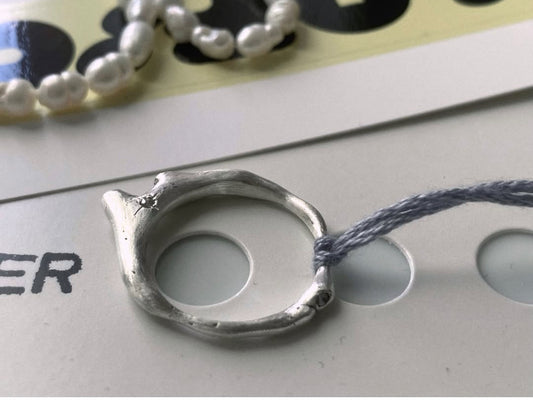 lava ring with zirconium