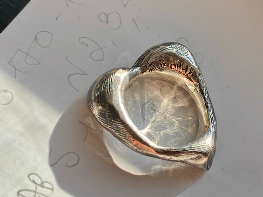 bold heart ring