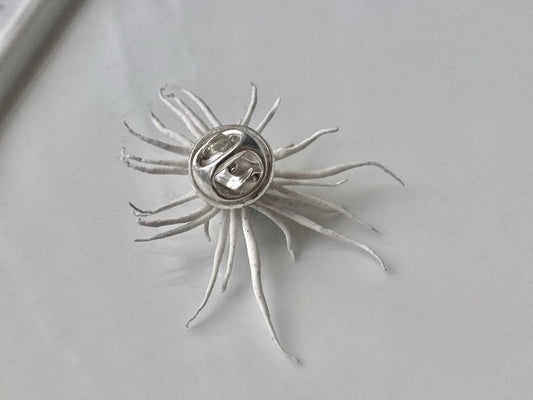 memento mori sun brooch